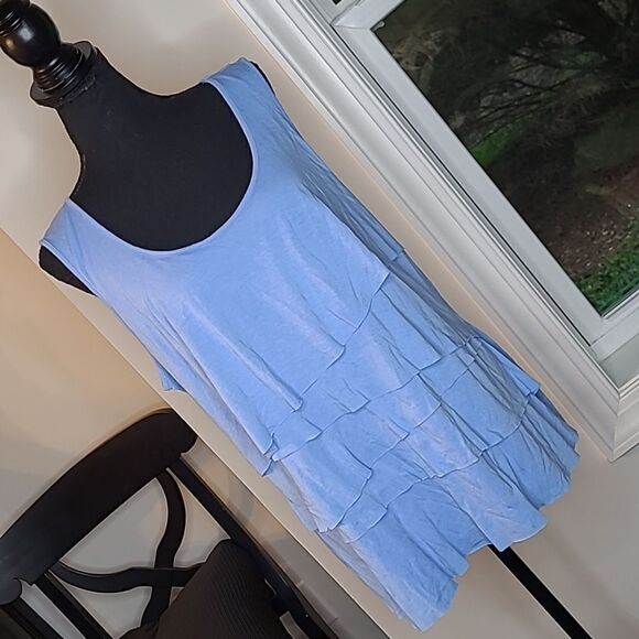 Liz Claiborne sz XL tiered sleeveless tunic - Picture 1 of 7